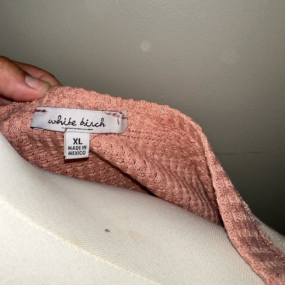 White Birch Long sleeve Top size XL - Picture 2 of 3